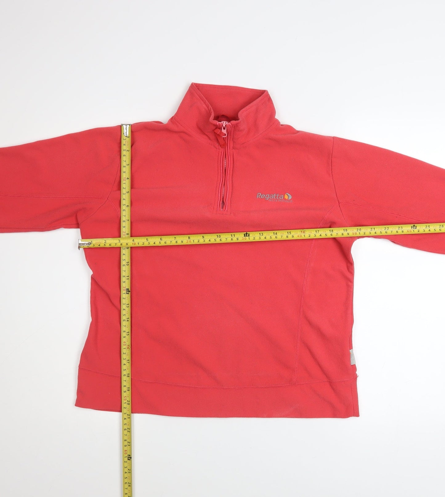 Regatta Women’s Red Fleece 1/4 Zip Pullover Sweatshirt Size 16 XL