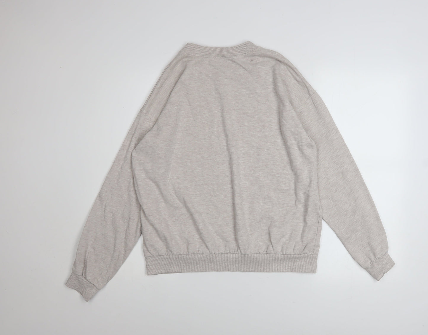 ASOS Women’s Beige Crew Neck Pullover Sweatshirt Size 14