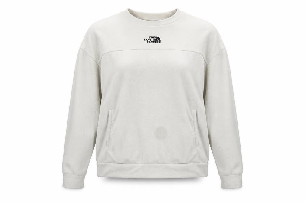 The North Face Womens Beige Fleece Pullover Sweatshirt Size M