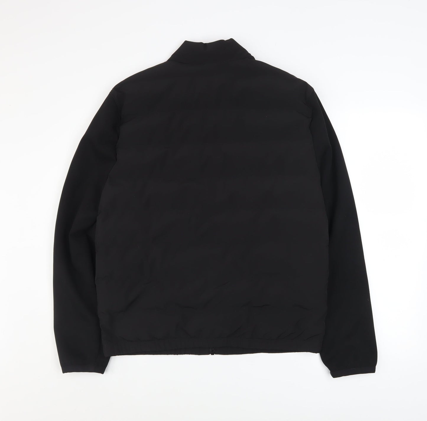 Zara Men Black M Basic Full Zip Padded Jacket