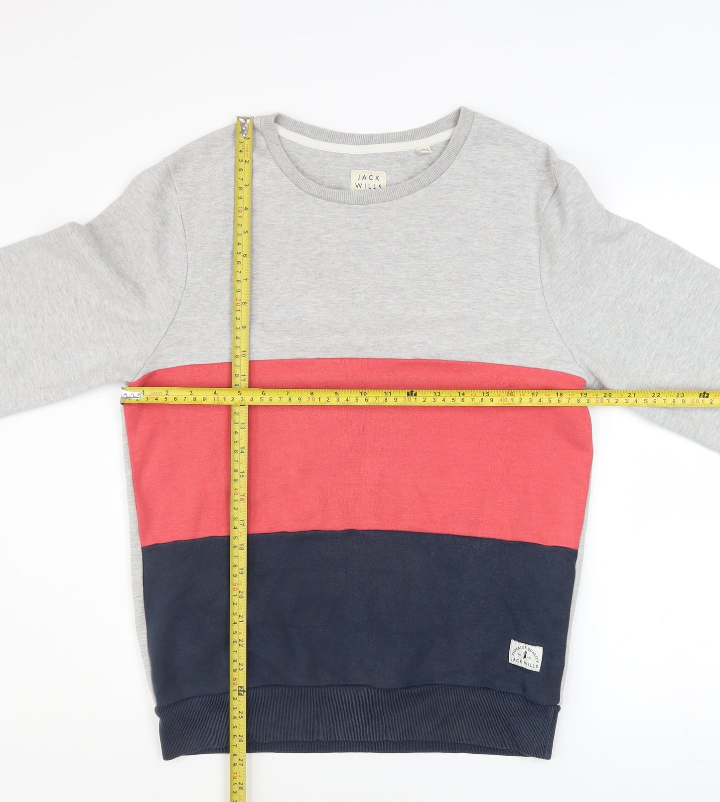 Jack Wills Men's Multicoloured Pullover Sweatshirt Medium
