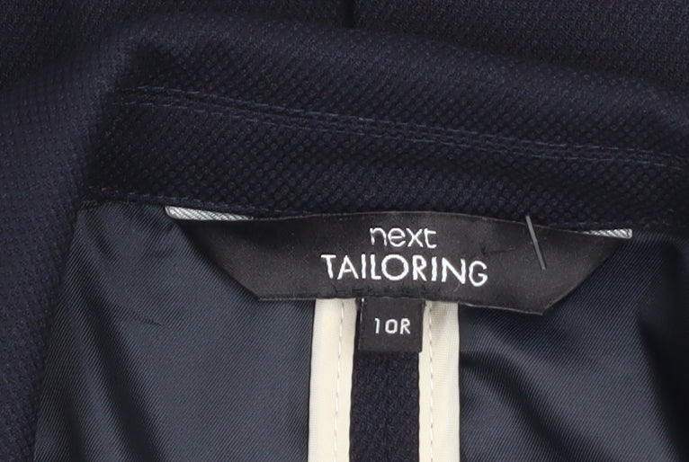 Next Tailoring Navy Women's Size 10 Regular Single-Breasted Blazer Jacket
