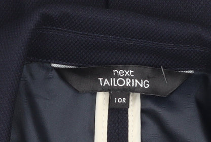 Next Tailoring Navy Women's Size 10 Regular Single-Breasted Blazer Jacket
