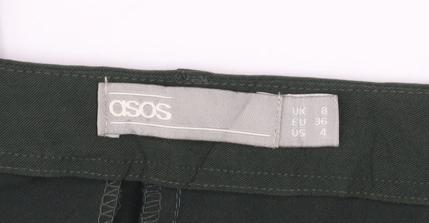 ASOS Women’s Green Slim Tapered Trousers Size 8 Workwear Style