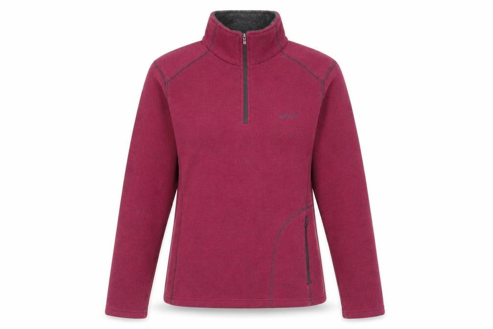 Gelert Women’s Purple 1/2 Zip Fleece Pullover Sweatshirt Size 10