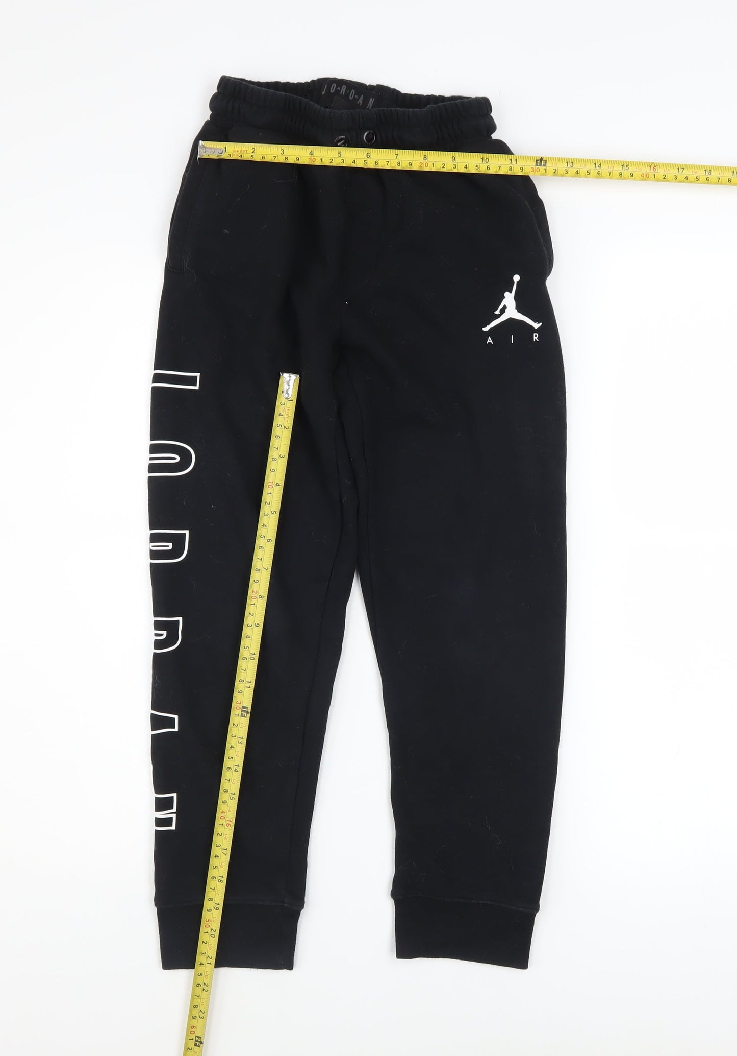 Jordan Boys Black Jogger Sweatpants Size 10-12 Years Cotton Blend