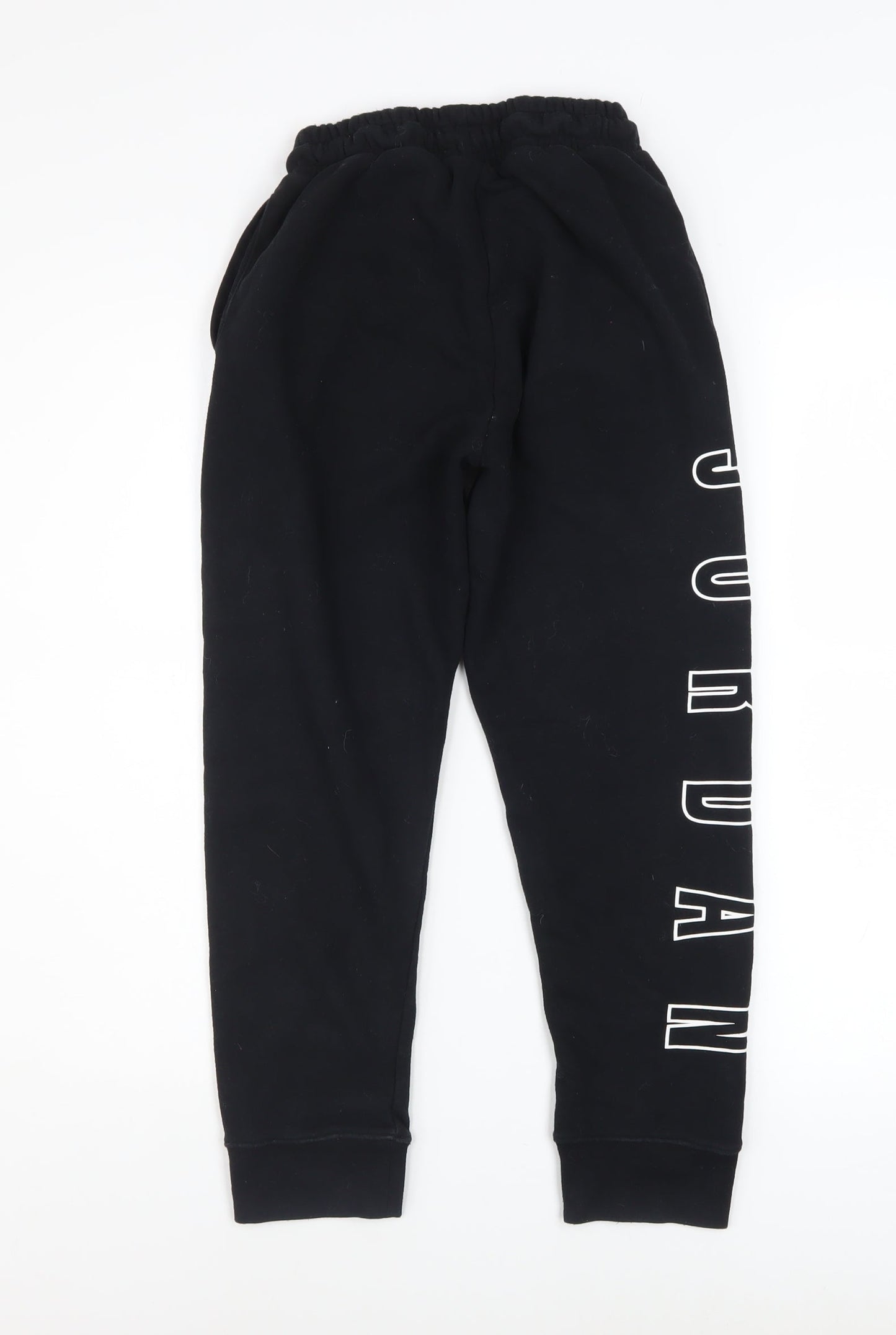 Jordan Boys Black Jogger Sweatpants Size 10-12 Years Cotton Blend