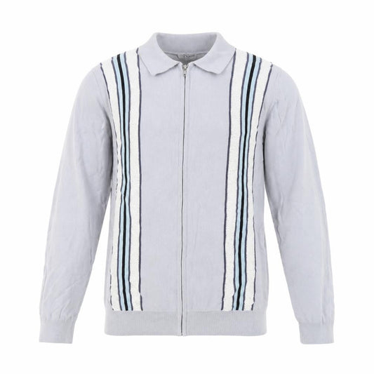 Reiss Men's Grey Cotton Zip-Up Track Jacket Size M