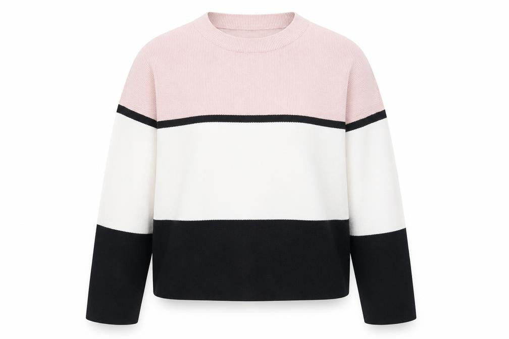 New Look Women's Multicoloured Striped Pullover Jumper Size S
