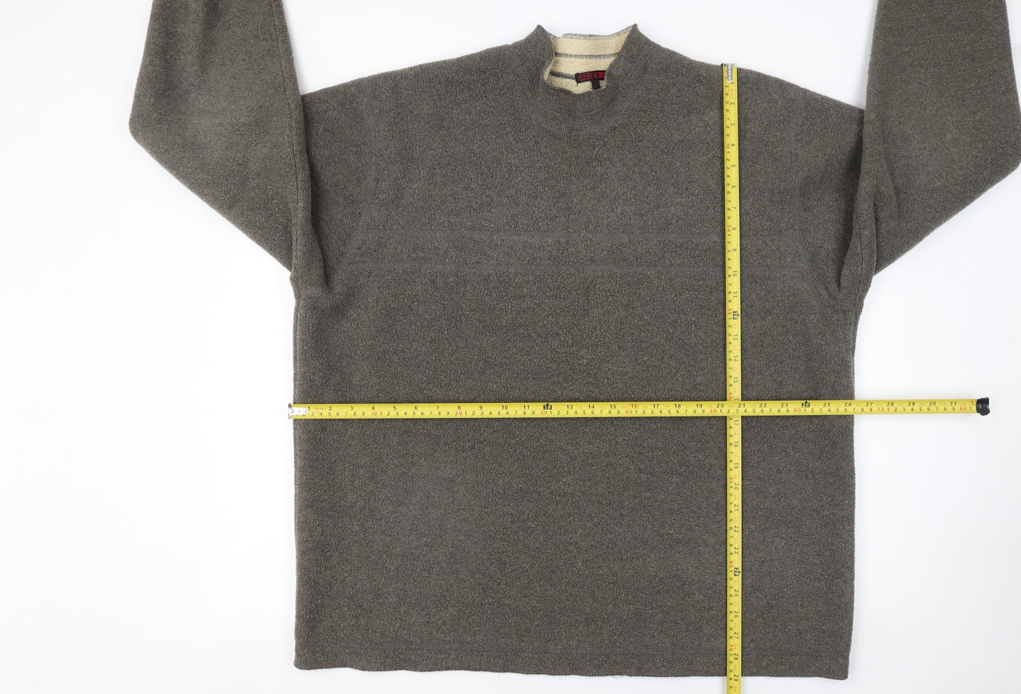 George Men’s Grey Fleece Pullover Sweatshirt XL Regular Fit