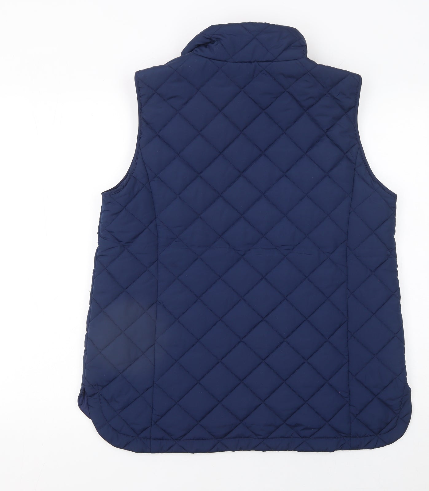 Lands' End Men's Blue Quilted Insulated Waistcoat M Regular Fit