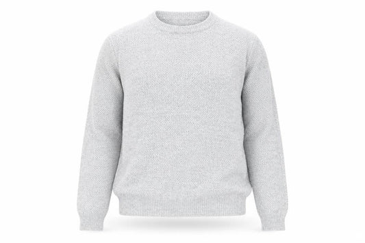 Reiss Men Grey Small Cotton Crew Neck Knit Jumper