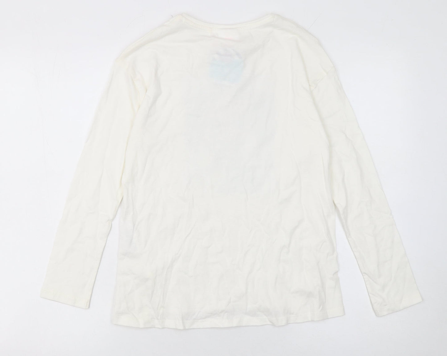 Next Girls White LOL Surprise Sequin Long Sleeve T-Shirt 11 Years