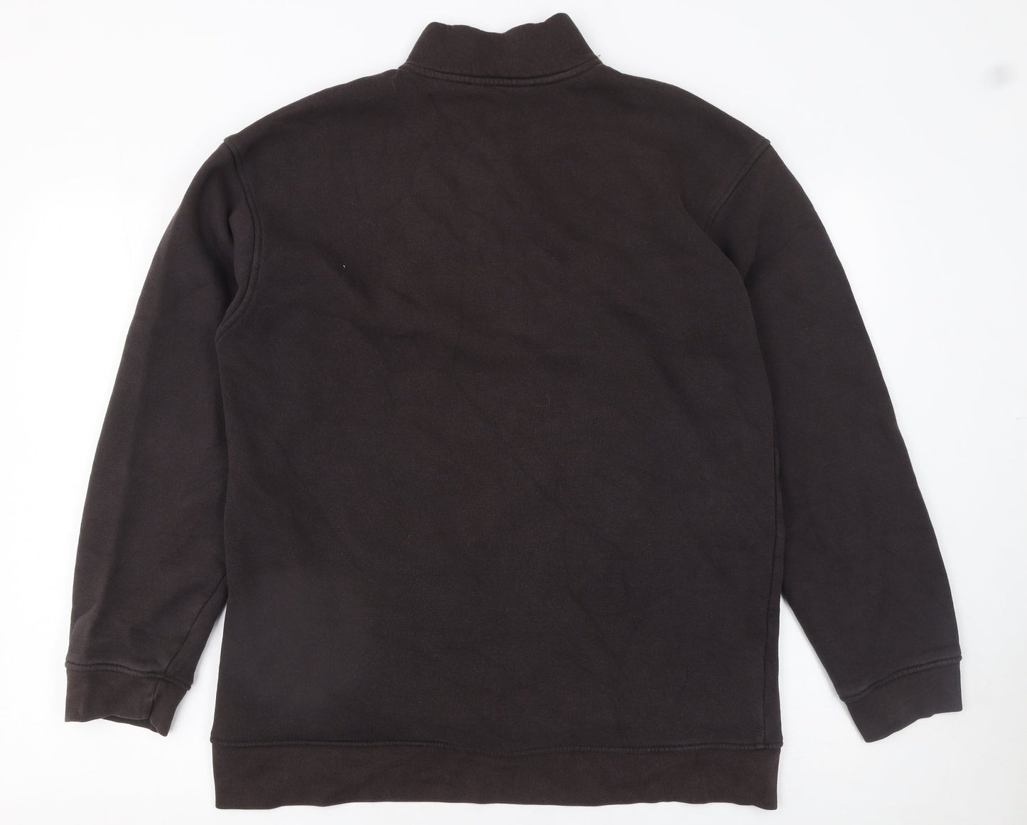LCW Casual Men's Brown XL 1/4 Zip Pullover Sweatshirt