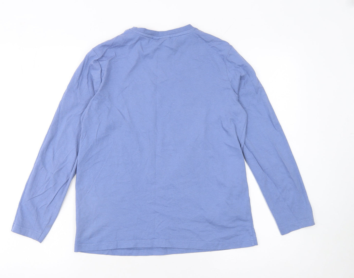 Marvel Boys Blue Long Sleeve Black Panther T-Shirt 11-12 Years Cotton