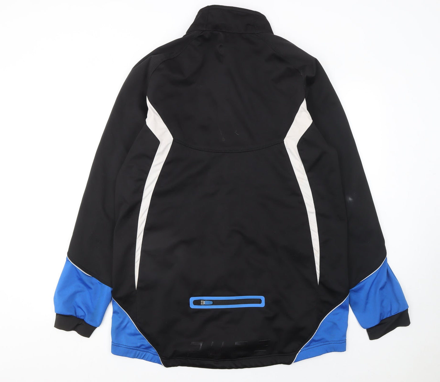 Muddyfox Men's Black Blue XL Softshell Cycling Track Jacket
