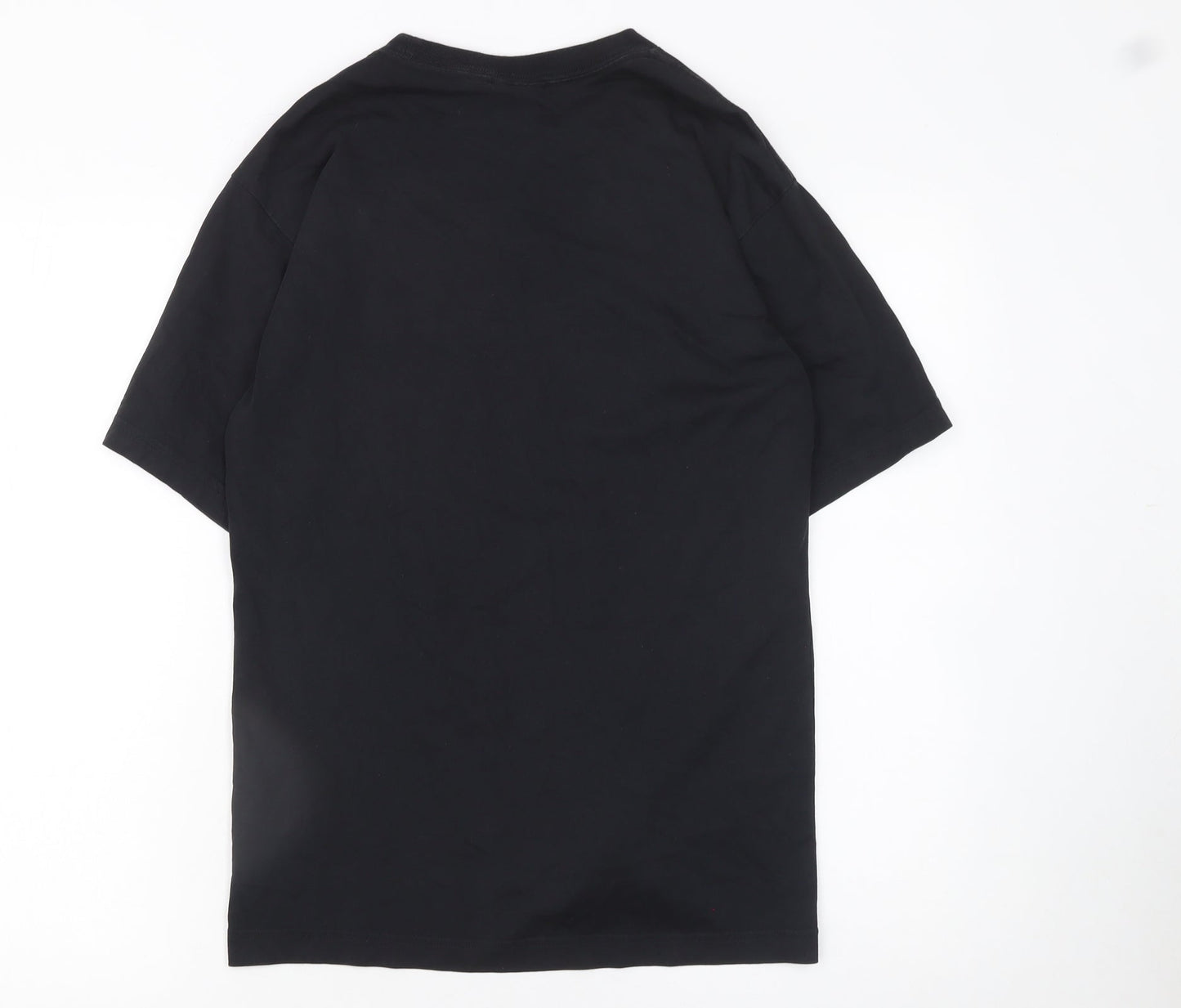 adidas Men’s Black Graphic Cotton T-Shirt Size S Regular Fit