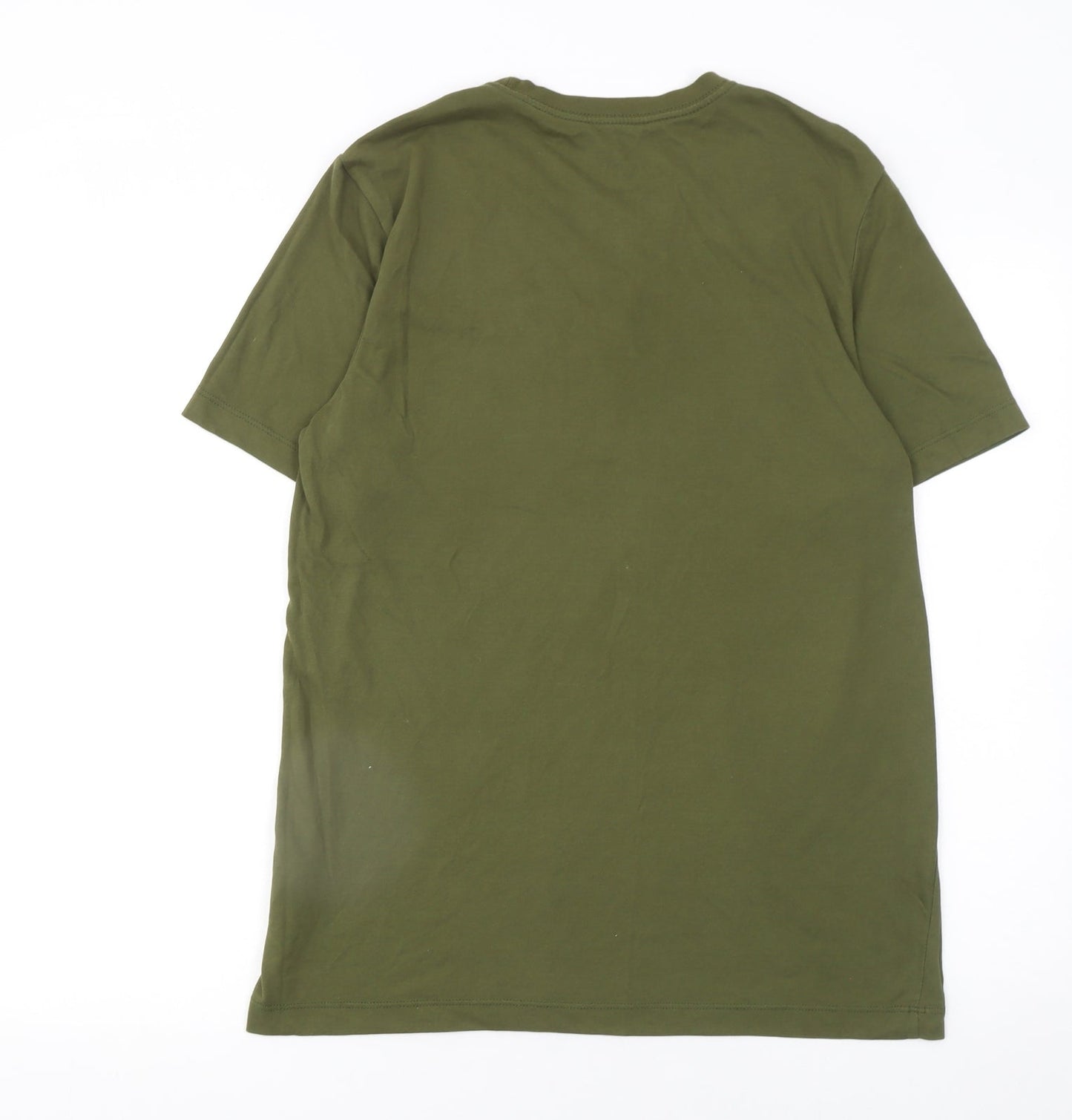 Nike Men's Green Dri-Fit Short Sleeve Crew Neck T-Shirt M