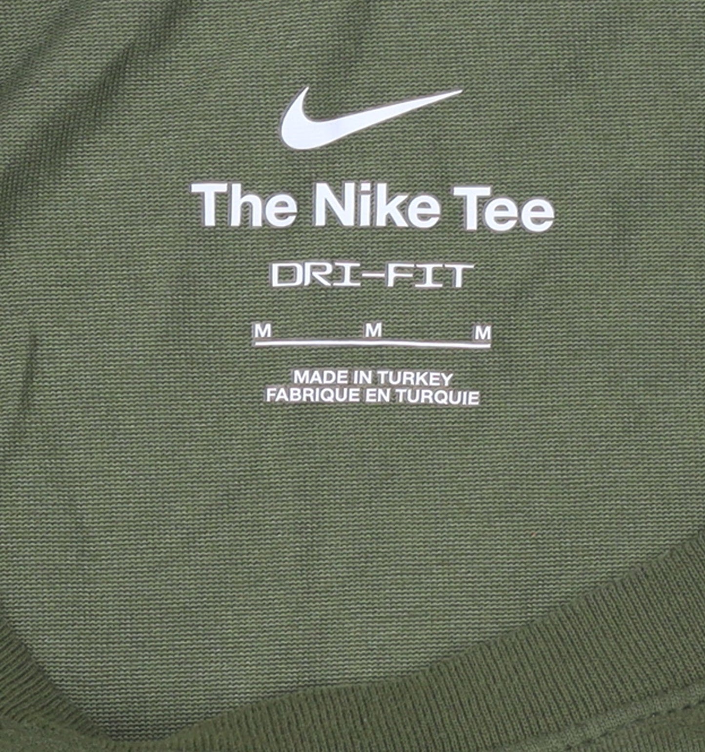 Nike Men's Green Dri-Fit Short Sleeve Crew Neck T-Shirt M