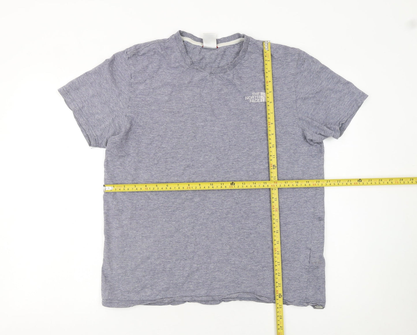 The North Face Men's Blue Medium Logo Graphic Cotton T-Shirt