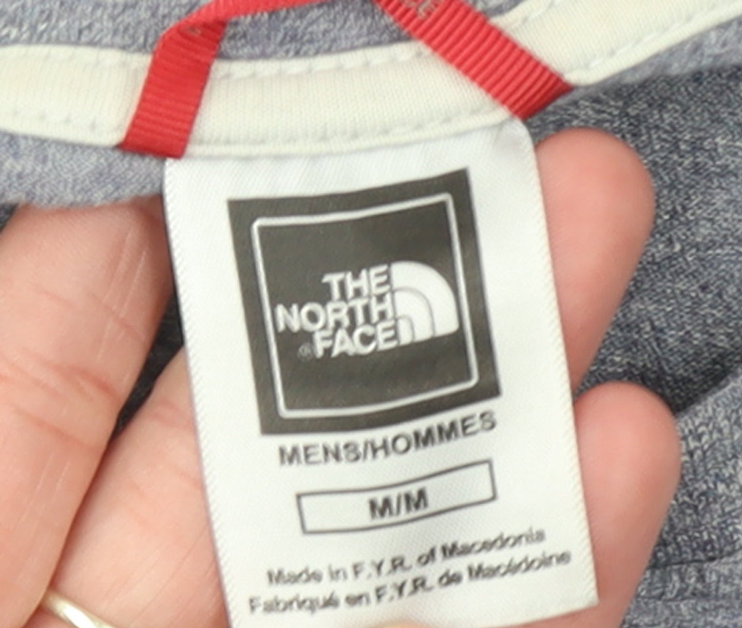 The North Face Men's Blue Medium Logo Graphic Cotton T-Shirt