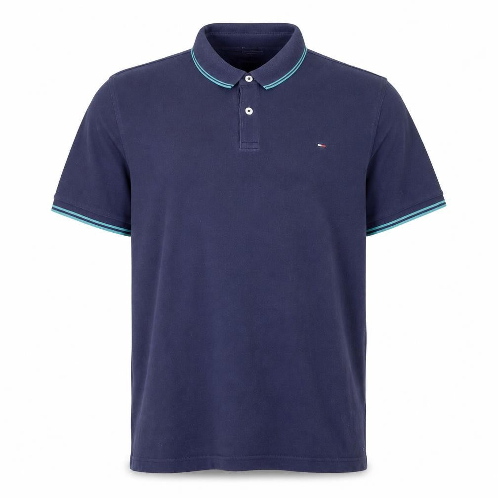 Tommy Hilfiger Men’s Blue 2XL Classic Cotton Short Sleeve Polo Shirt