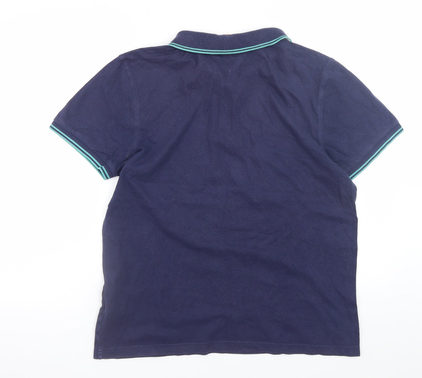 Tommy Hilfiger Men’s Blue 2XL Classic Cotton Short Sleeve Polo Shirt