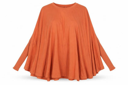 Front view of COS Women Brown Cotton Relaxed Tunic Blouse, size 12