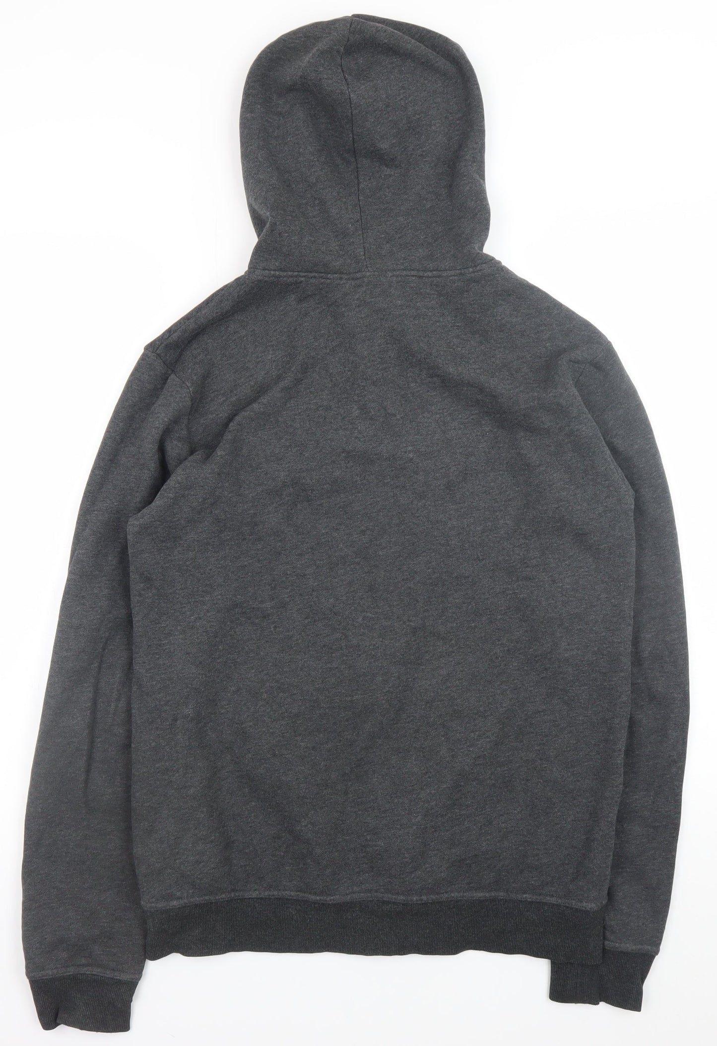 Domyos Men's Grey Full Zip Hoodie M Training Dept Athletic Sweatshirt