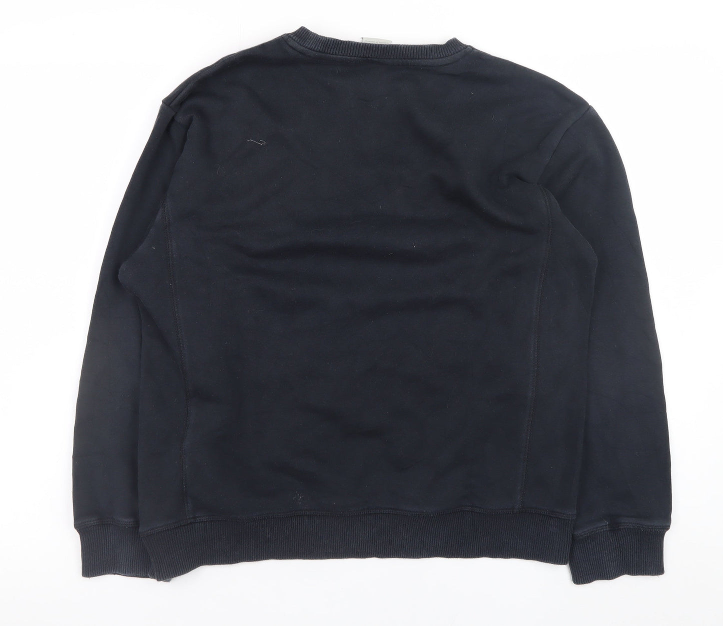 Nike Teens Black Crew Neck Logo Sweatshirt Size 164 Regular Fit
