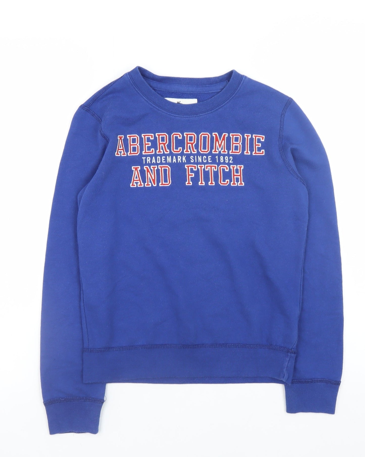 Abercrombie & Fitch Boys Blue 9-10 Years Pullover Fleece Sweatshirt