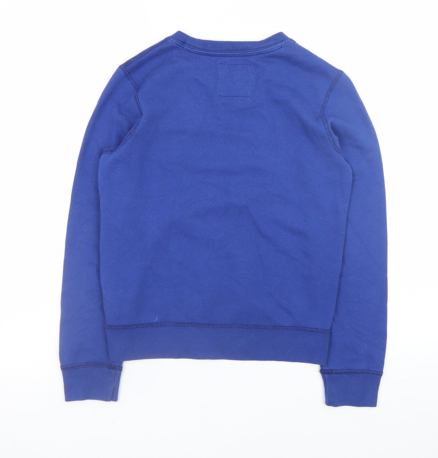 Abercrombie & Fitch Boys Blue 9-10 Years Pullover Fleece Sweatshirt