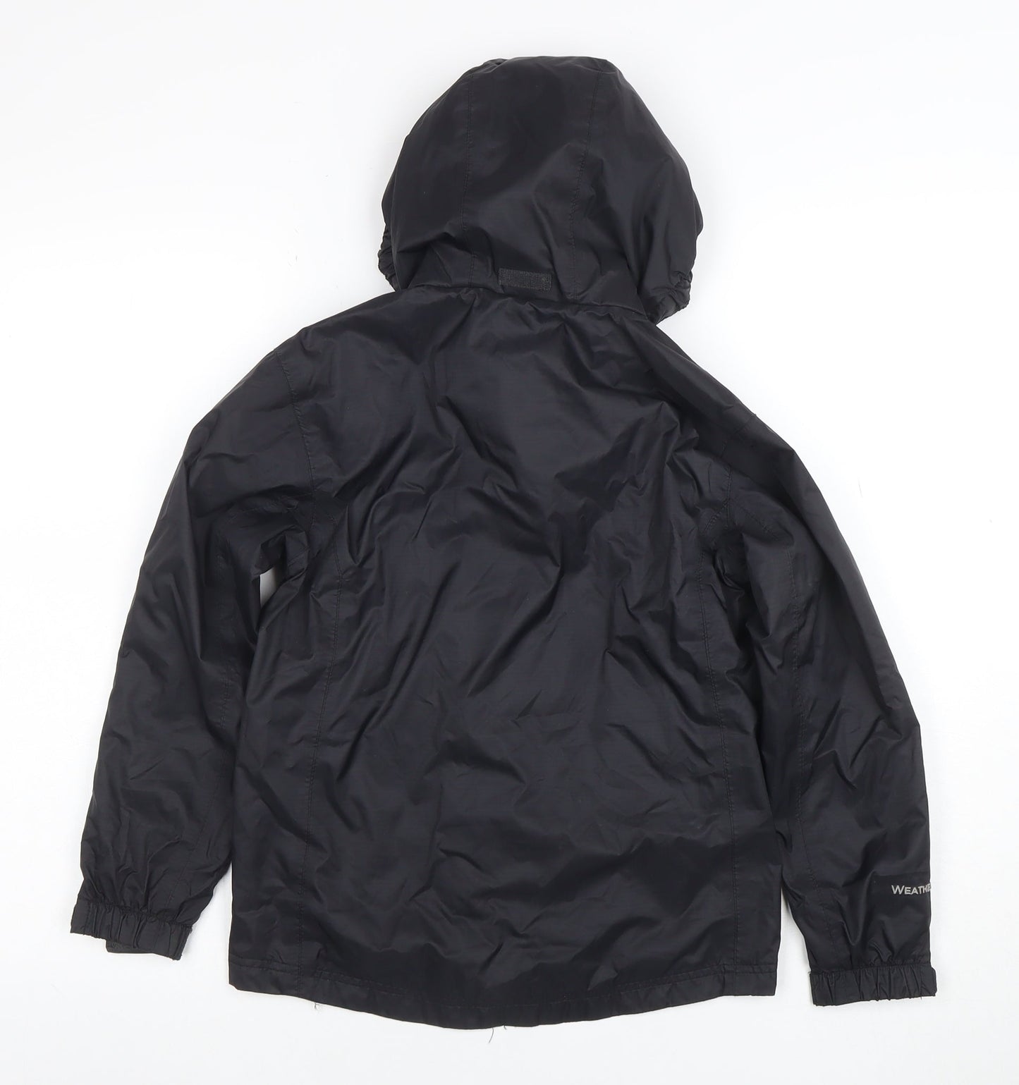 Karrimor Boys Black Waterproof Hooded Rain Jacket 7-8 Years