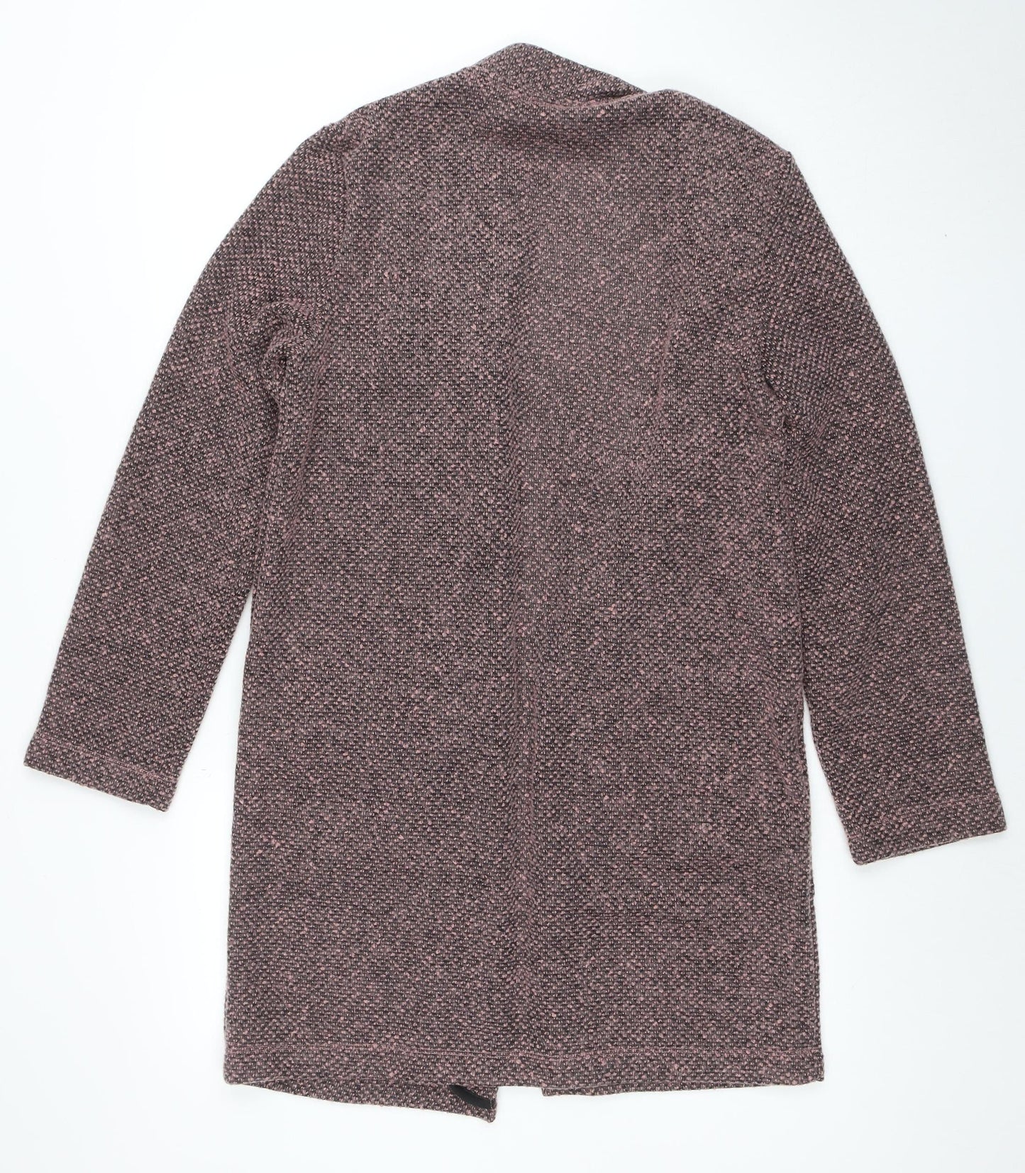 George Women's Pink Long Sleeve Knit Open Cardigan M