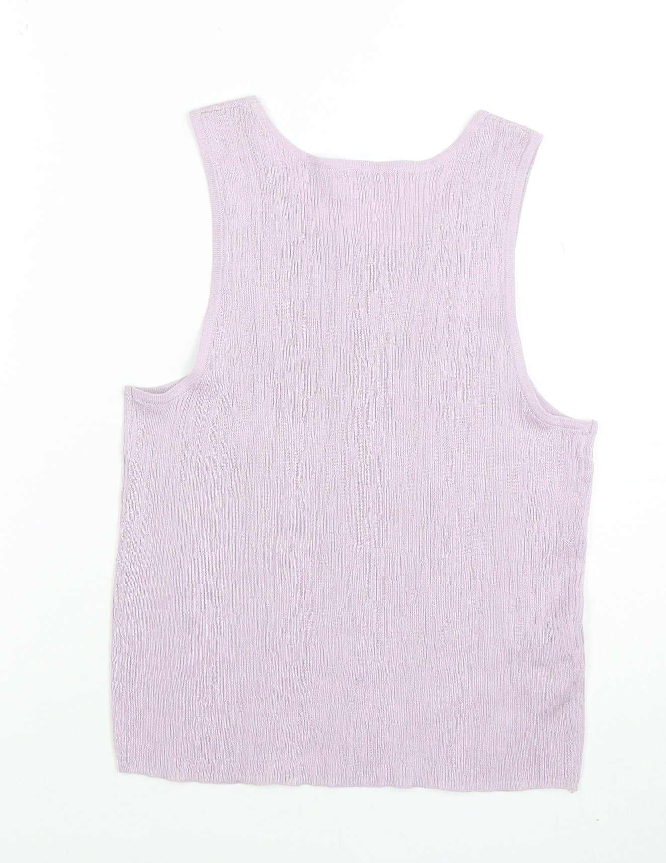 MNG Women’s Purple Knit Sleeveless Tank Top Size L
