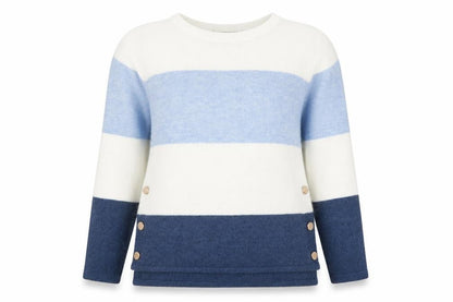 Dandara Women's Multicoloured Striped Knit Jumper Size M