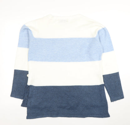 Dandara Women's Multicoloured Striped Knit Jumper Size M