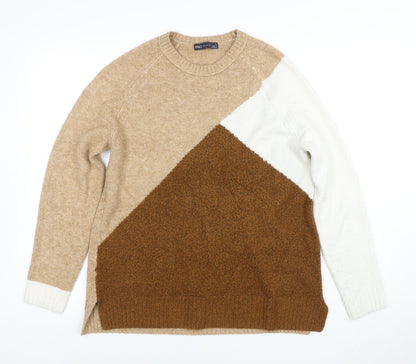 Marks & Spencer Women’s Multicoloured M Pullover Geometric Jumper