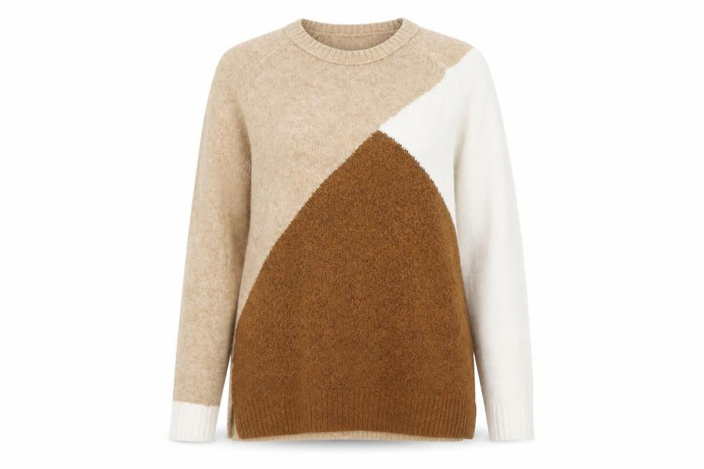 Marks & Spencer Women’s Multicoloured M Pullover Geometric Jumper