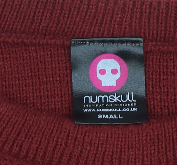Numskull Men Red Christmas Street Fighter Knit Jumper Small