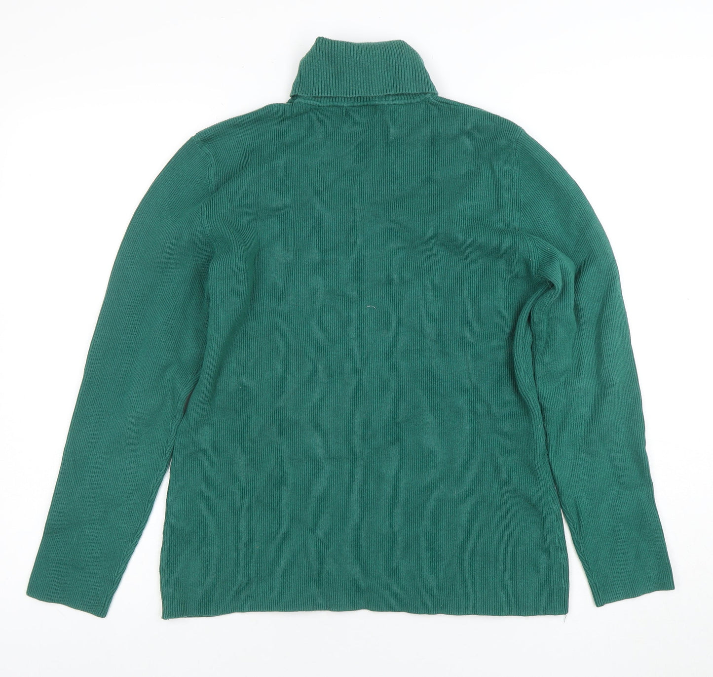 Oasis Women’s Green Roll Neck Long Sleeve Knit Jumper Size L