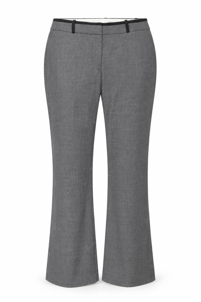 H&M Women’s Grey Tailored Dress Pants Trousers Size 12 Stretch Workwear