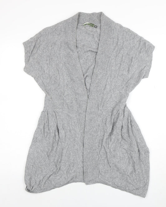 Mint Velvet Women’s Grey Short Sleeve Open Cardigan Size 10