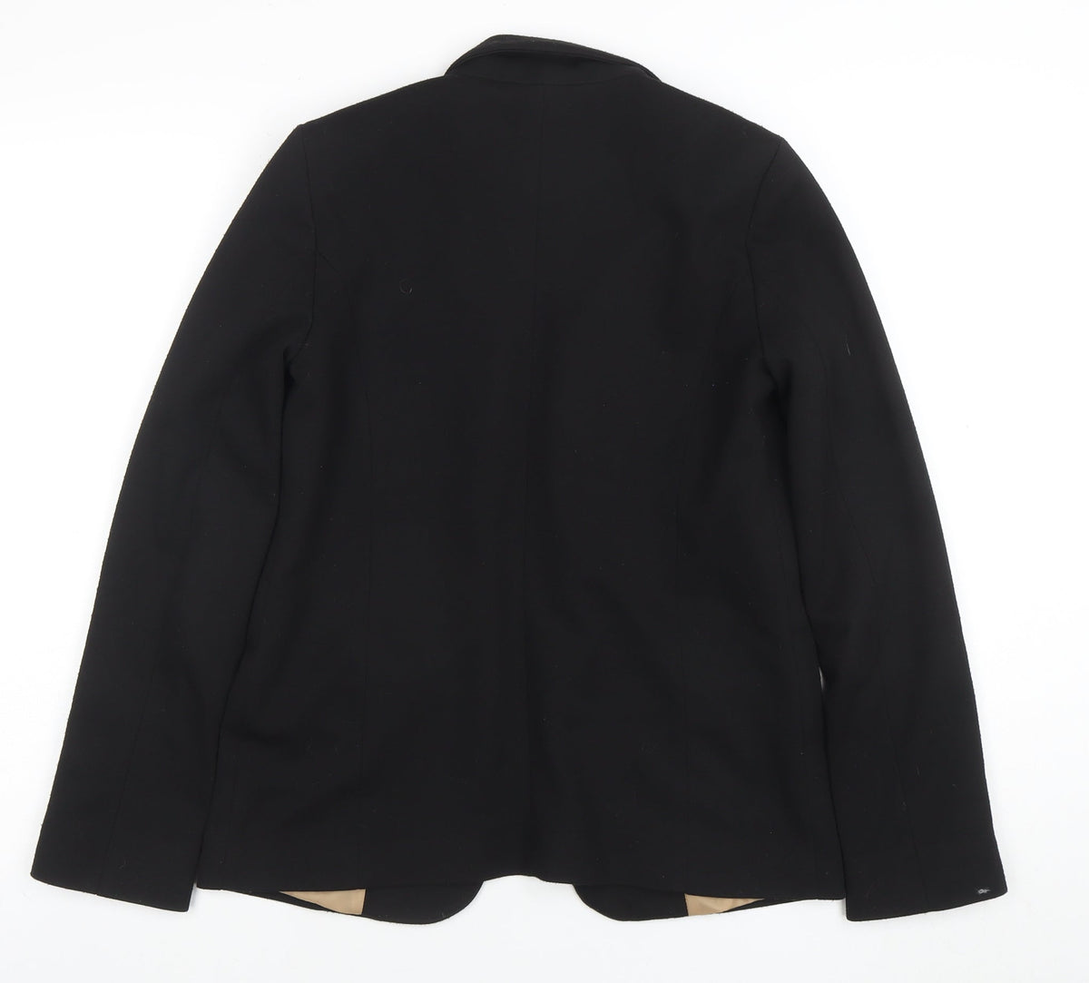 Oasis Women's Black Size 8 Slim Fit Single Breasted Blazer