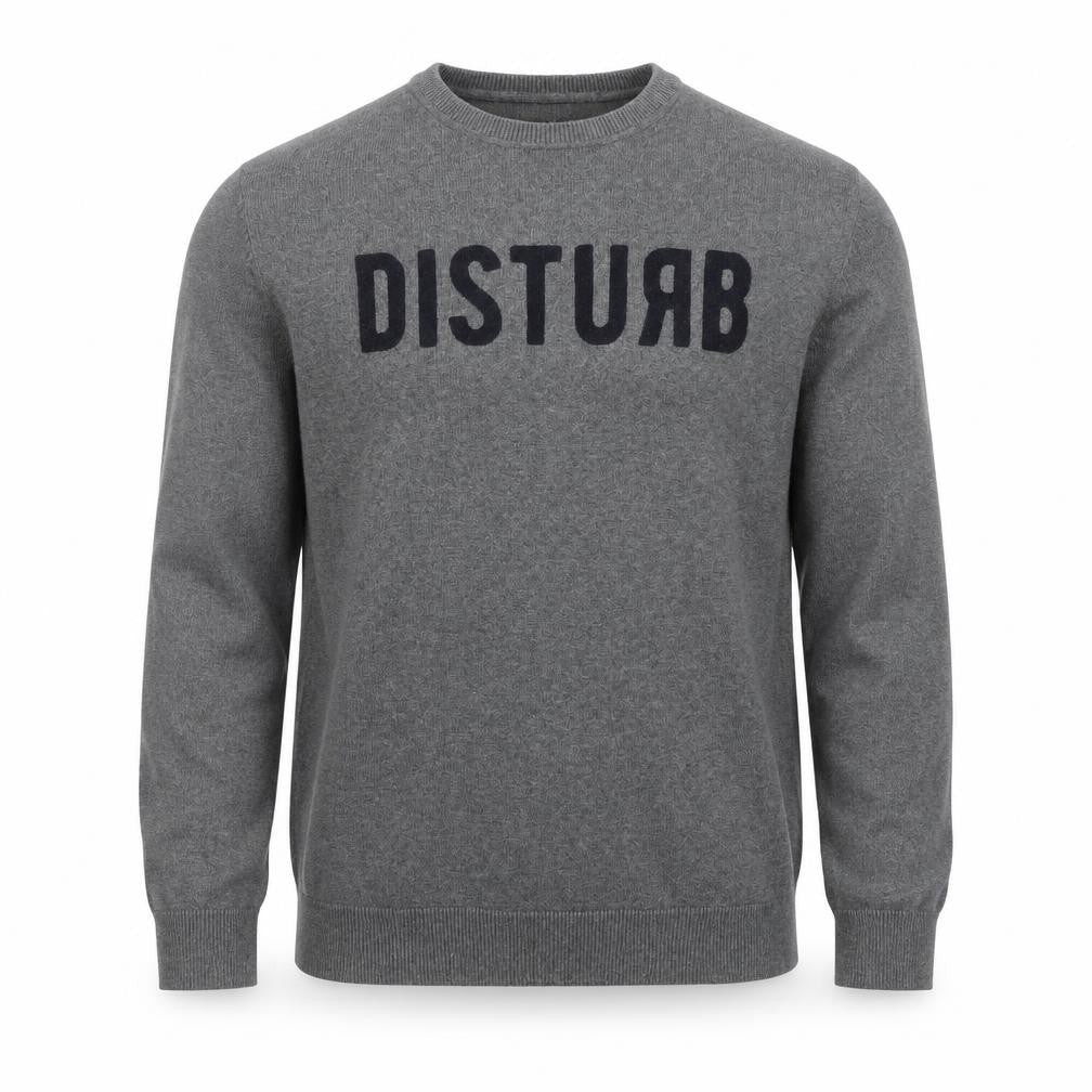 Springfield Men's Grey XL Pullover Jumper with Disturb Logo