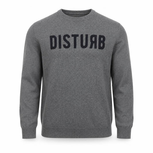 Springfield Men's Grey XL Pullover Jumper with Disturb Logo