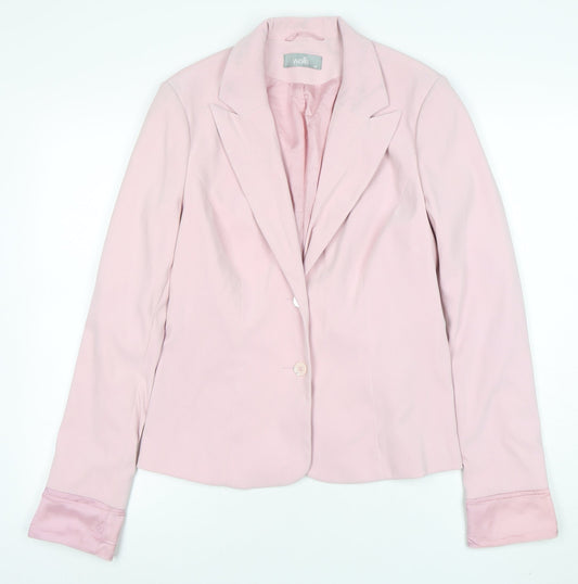 Wallis Women Pink Size 12 Tailored Blazer Jacket