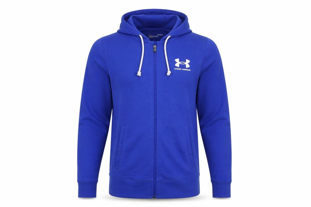 Under Armour Men's Blue Full Zip Hoodie Size S Lightweight Sportswear
