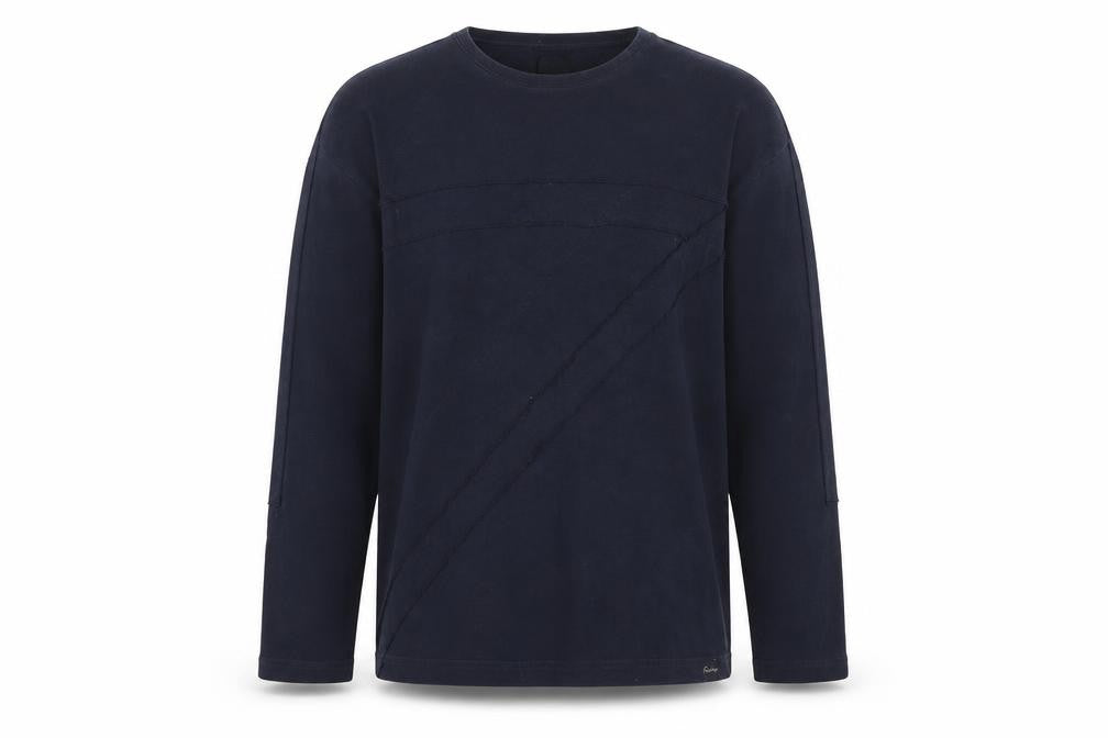 Firetrap Men's Blue XL Pullover Sweatshirt Long Sleeve Cotton