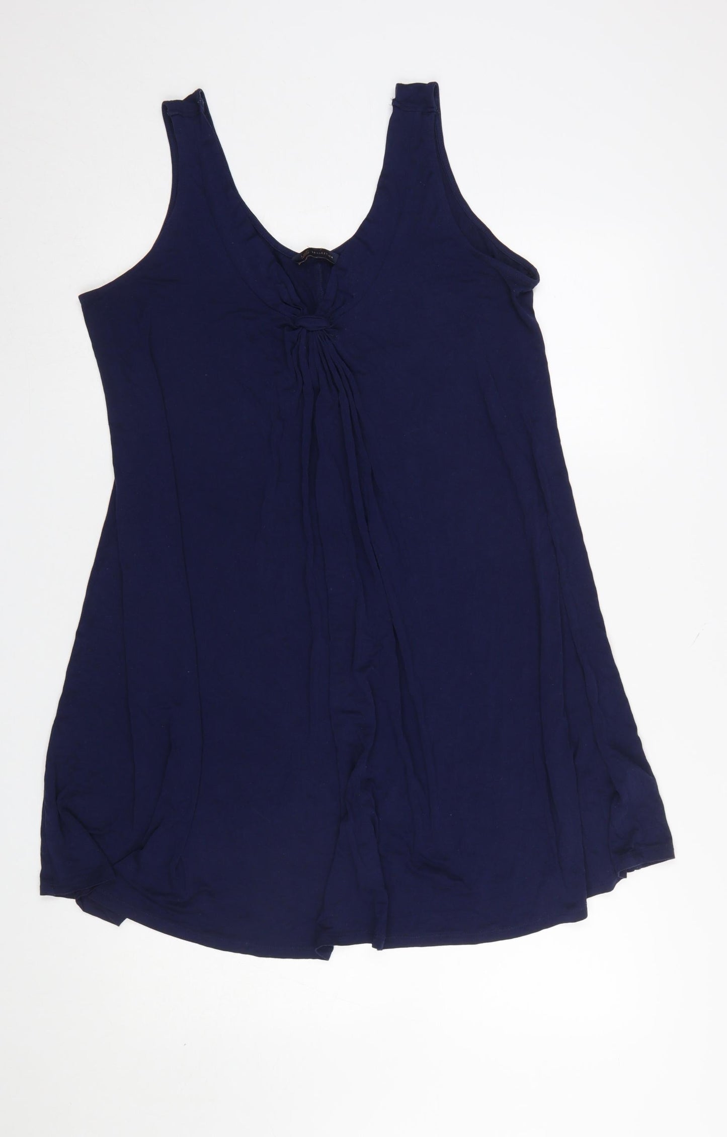 Marks and Spencer Women’s Blue Sleeveless Viscose Tank Dress Size 14